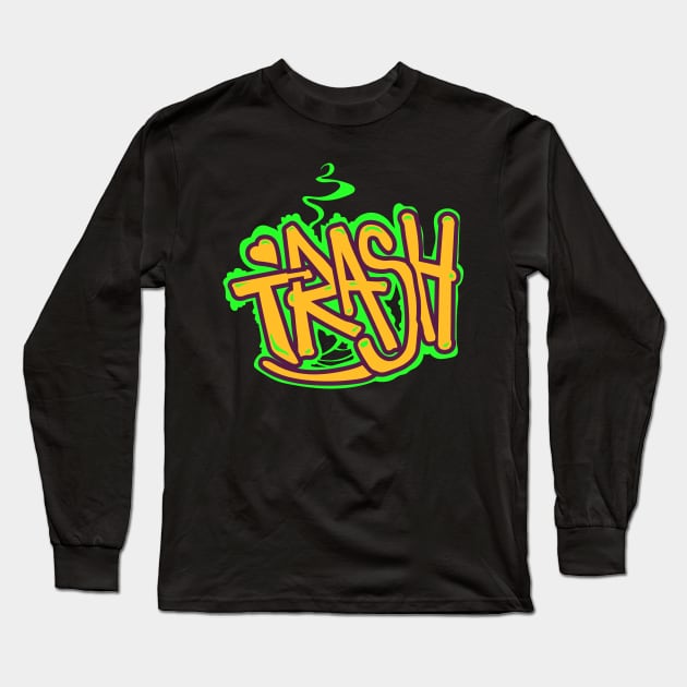 Trash Long Sleeve T-Shirt by Frajtgorski